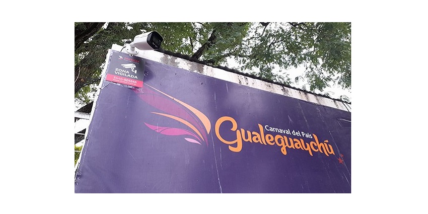 Dahua Monitoring Camera at Carnaval del País